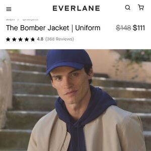 Khaki Bomber Jacket. Like new.